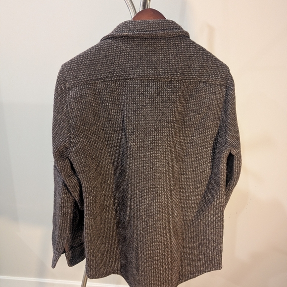 Flint and Tinder Brown Wool Overshirt / Shacket - Picture 3 of 4